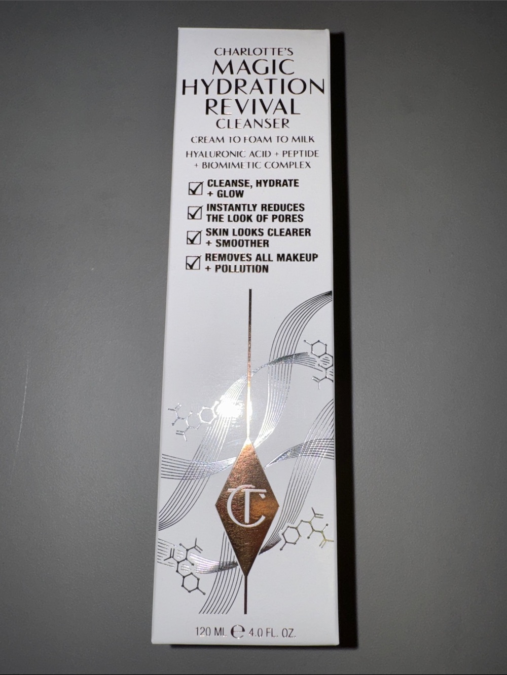 Brand New Charlotte Tilbury Magic Hydration Revival Cleanser